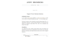 Desktop Screenshot of andybromberg.com