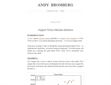 Tablet Screenshot of andybromberg.com